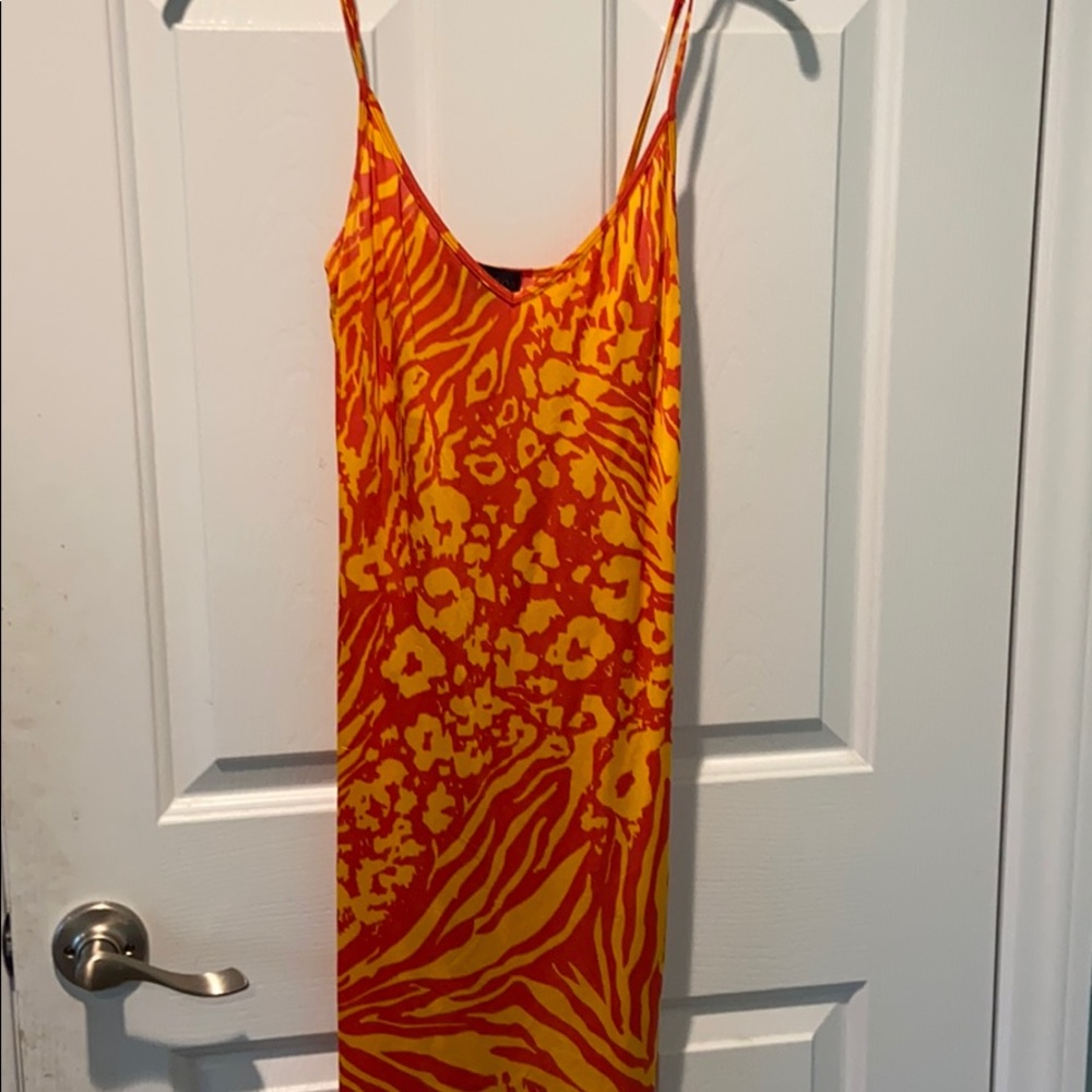 Hale bob tiger print mini dress
